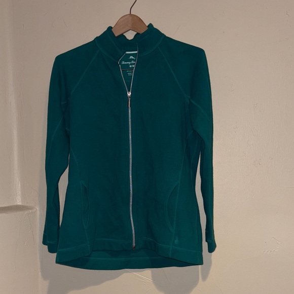 Tommy Bahama Green Full-Zip Jacket - Picture 1 of 5